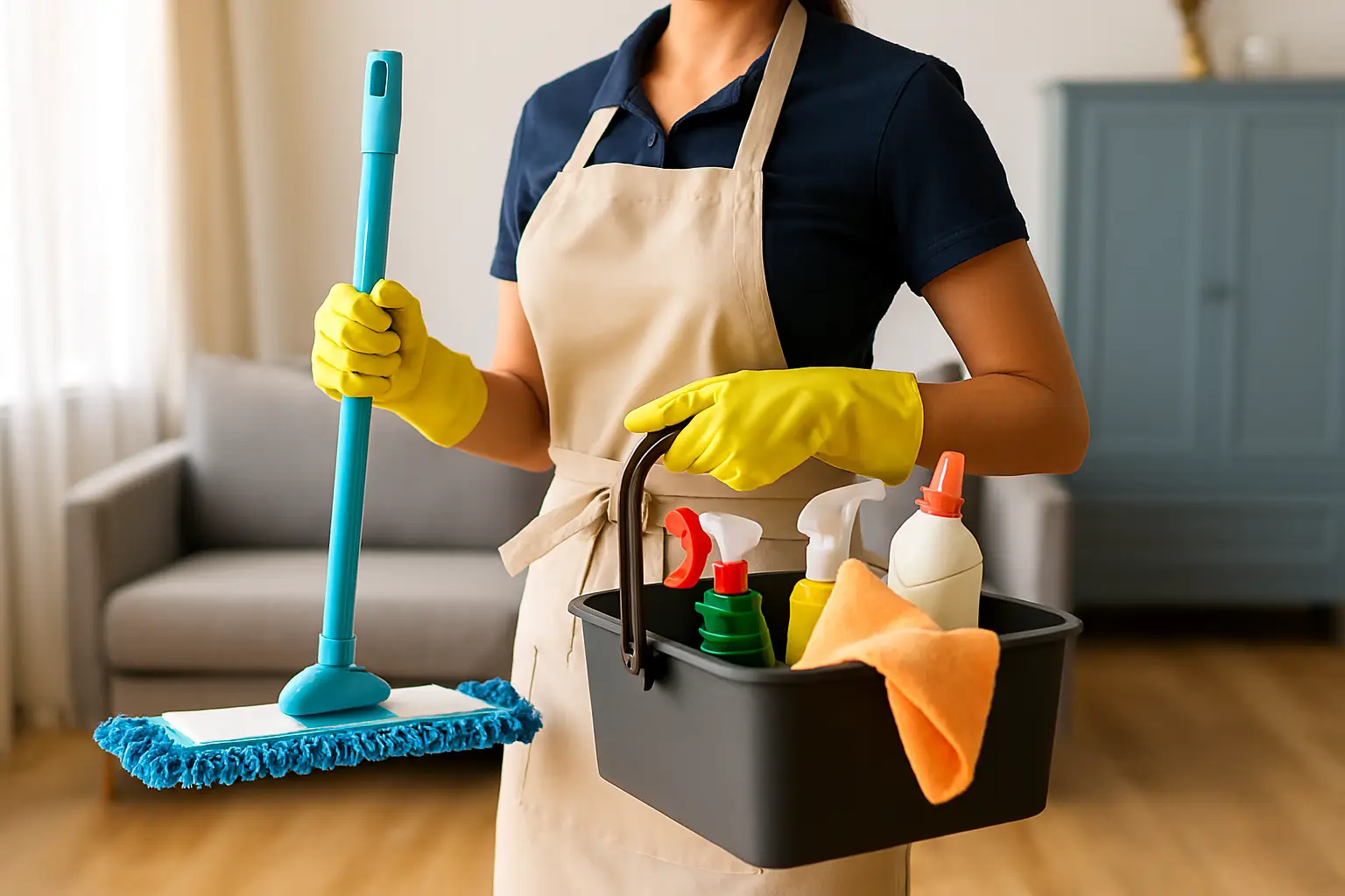 Freshly cleaned home interior by Love Is Clean House